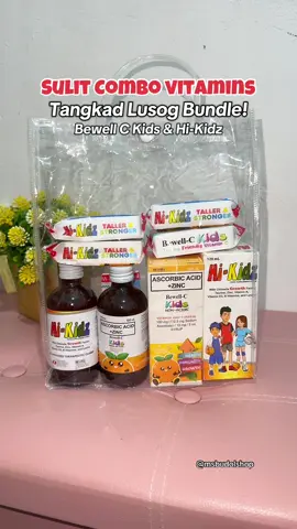 Best vitamins for kids!!! #tangkadlusogbundle#bewellckids #hikidz#nonacidicvitaminc #vitaminsforkids