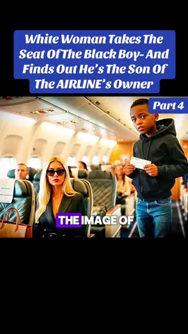 White Woman Takes The Seat Of The Black Boy- And Finds Out He’s The Son Of The AIRLINE’s Owner #LanguageLearning #newstory #storytelling #news #foryourpage #viralvideo 