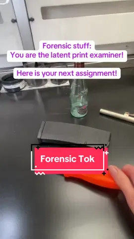Like forensics? Me too! Today you are the latent print examiner!  Your assignment is to evaluate the fingerprint from the crime scene and compare it to your known suspect’s fingerprints. Did you make and identification or not? Let me know in the comments!  #forensictok #csi #forensicscience #fyp
