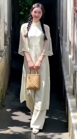 Ao dài cách tân nữ MAI AN, dáng suông, tay loe, tơ thêu hoa mềm mại, 4 tà trẻ trung thanh lịch đi lễ, đi chơi, đi tiệc, đi dạy hot trend 2026 #thoitrangnu #aodai #aodaixinh #aodaicachtan #xuhuongtiktok 