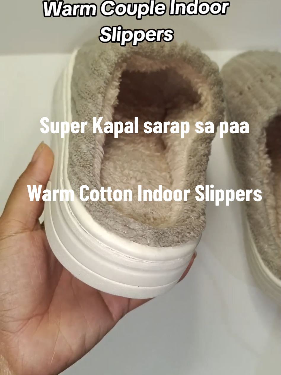 Warm indoor couple Slippers perfect ngayon malamig na panahon #warmslippers #warmindoorslippers #cottonslippers #indoorslippers #tsinelaspambahay 