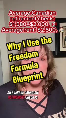 The average Canadian retirement penion is $1,580–$2,000 a month. The average 1-bedroom rent is $2,500 a month. The numbers don’t lie—retirement checks alone aren’t enough. That’s why I started following the Freedom Formula Blueprint. It’s a simple way to create digital income in just 2 hours a day—without tech overwhelm or rejection. It’s how I’m rewriting my retirement story at 63 with confidence and freedom. 👉 Drop READY in the comments and I’ll send it to you. #FreedomFormulaBlueprint #RetirementConfidence #RetirementReady #DigitalNanaCanada #RetirementGoals 