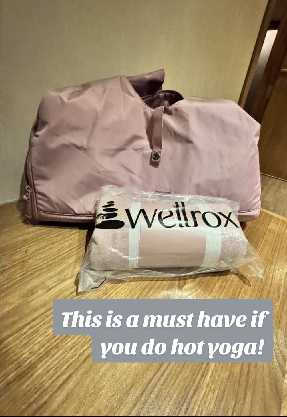 Hot yoga has done wonders for my mental health and mobility 🧘‍♀️⛳  This wellrox yoga grippy mat towel is exactly what I was looking for and the quality is incredible. A must-have if you do or plan to start hot yoga classes. Linked below in my storefront!  #yoga #yogaflow #recovery #mentalhealthmatters #tiktokshop 