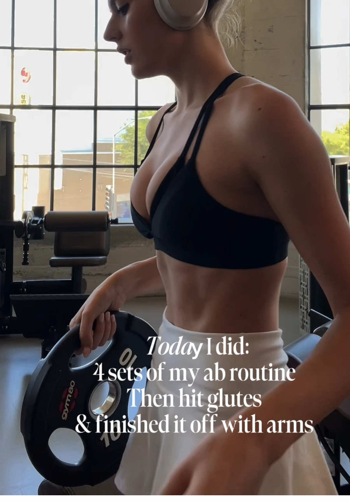 slow morning routine for when I have the day off!🤍🎀  #wieiad #Fitness #model #modeloffduty #capcut 