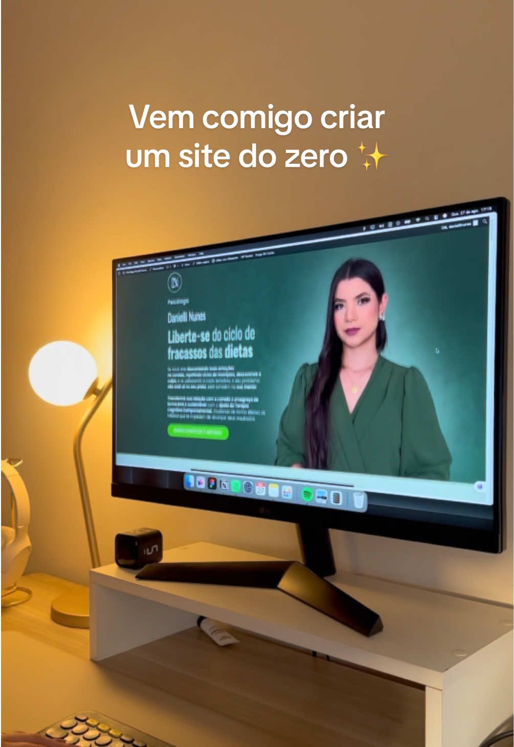 Vem comigo criar um site do zero pra uma cliente! 🤍 #site #criacaodesite #figma #design #designer 