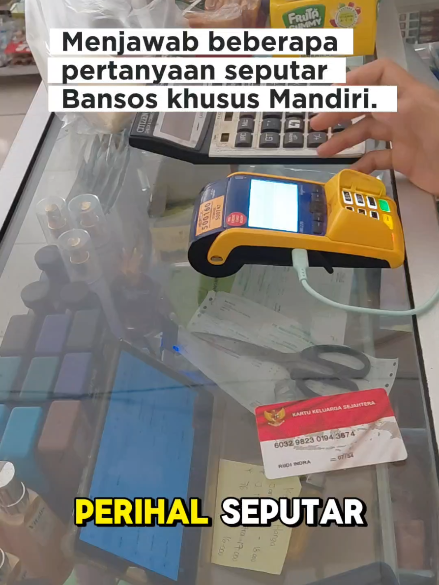 khusus bansos mandiri. #bansos #seputarbansos #mandiri #fyp #agenmandiri