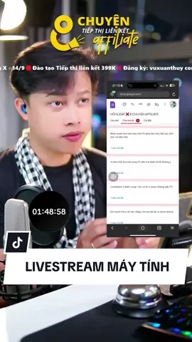 Livestream trên máy tính PC - phát lại live #tiktoklive #livehighlights 