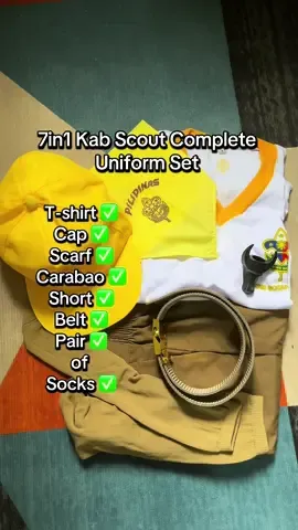7in1 Kab Scout Complete Uniform Set. #kabscout #kabscoutuniform #kabscoutuniformset #kabscoutcompleteuniform 