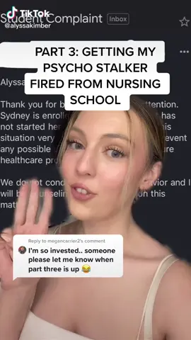 So yeah if someone works in healthcare and they are stalking oe harrassing then absolutely it needs to be reported. Not only is it unprofessional but i wouldnt want someone that unprofessional taking care of me or a loved one #thatswhatshesaid #nursesoftiktok 