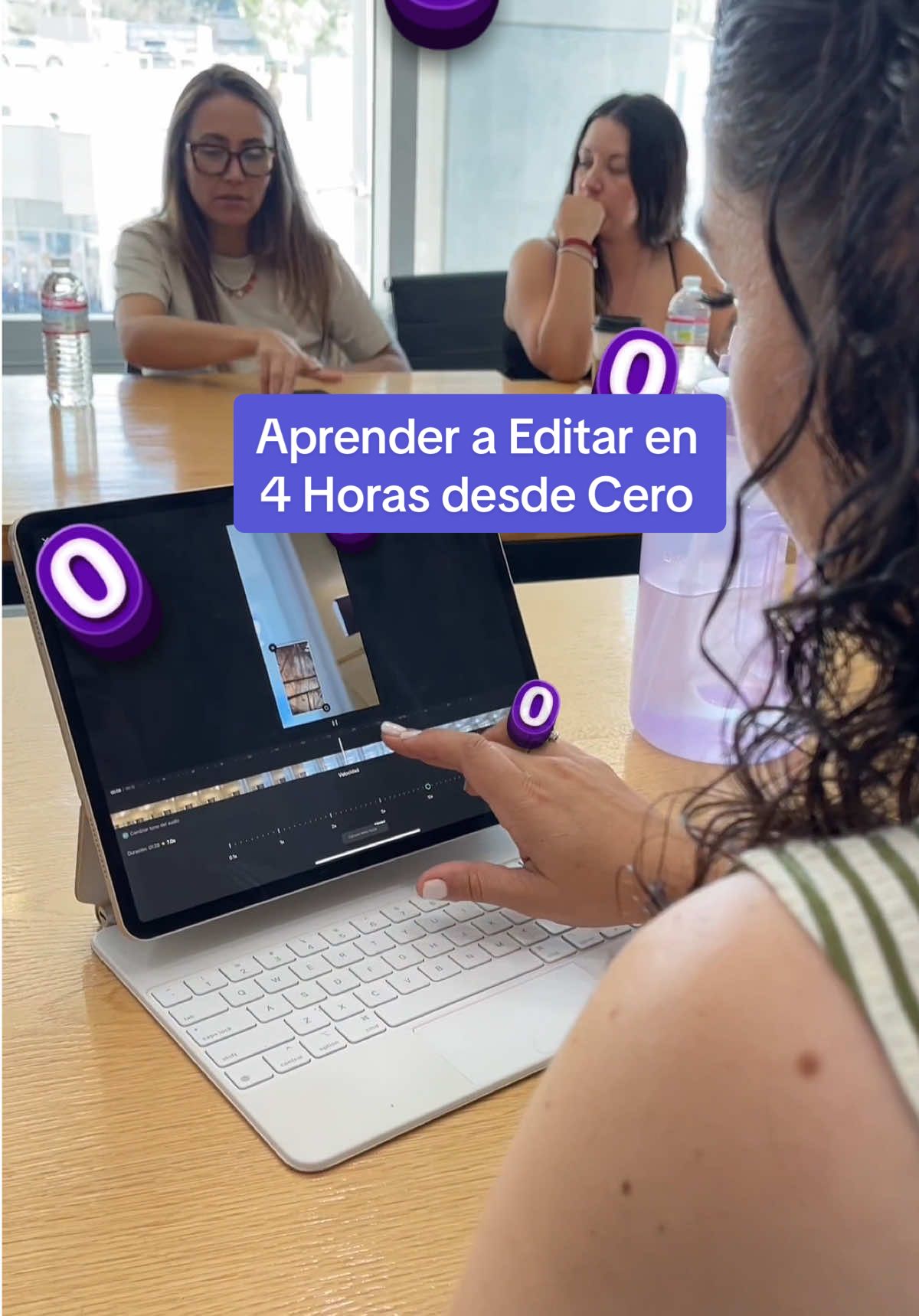 Hoy en nuestro curso “Edición sin complicaciones”  #CapCut 