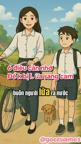 Phụ huynh căn dặn con để k bị lư.à sang cam. #goccuame3 #nuoidaycon #mevacon #daycondungcach #cungconlonmoingay 