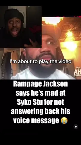 Rampage Jackson Is Mad Syko Stu Won’t Respond To Him And Defend Raja For His Actions #rampagejackson #raja #sykostu #breakingnews #celebrity 