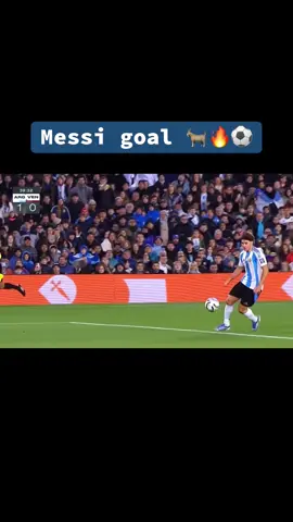 Last game in Argentina with his national team…🥺🇦🇷...and of course, goal. In front of his people. 🥺❤️‍🩹#messi #argentina #fyp #messigoaltoday #football 