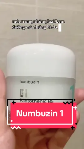 Kem Dưỡng Giảm Dầu Mụn Numbuzin No.1 Pantothenic B5 Active Soothing Cream 80ml thành phần chứa Pantothenic Acid: có khả năng loại bỏ bã nhờn, hoạt động đào thải ổ mụn tích tụ dưới da chỉ sau 4 tuần kể cả mụn đỏ.#numbuzin #giammun #dadaumun #mypham #lamdep 