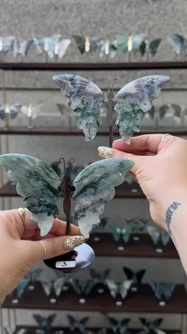 Butterfly restock 🦋  #crystalshop #tiktokshop #crystalsoftiktok #butterfly #gemstone #crystals 