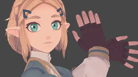 chi chu chu chu wa wa #darkside #zelda #animation #blender 