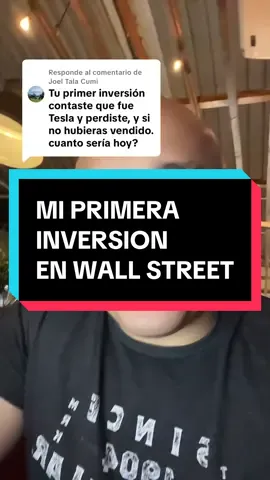 Respuesta a @Joel Tala Cumi Mi primera inversión en Tesla fue por $500 USD. La mantuve por 5 días sin saber que estaba haciendo, al cerrarla perdí $75 USD. Esa inversión hoy si no la hubiera vendido valdría $2,700 USD. Un retorno de 457%, promediándolo sería alrededor de 83% anual. Al banco le tomaría 70 años darme ese retorno. A una casa en renta le tomaría 100 años. Wall Street no tiene competidor. Por eso siempre me verán predicar el evangelio de las inversiones, me cambió la vida y siempre los voy a exhortar a comenzar. Sencillo. #inversiones #stocks #tesla #bolsadevalores #AprendeEnTikTok 
