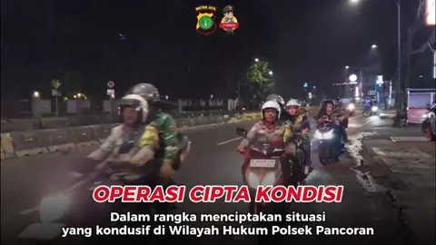 Operasi Cipta Kondisi Wilayah Hukum Polsek Pancoran