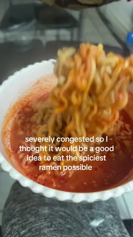 This was from the last time I was sick and it was actually insane how spicy it was #fyp 