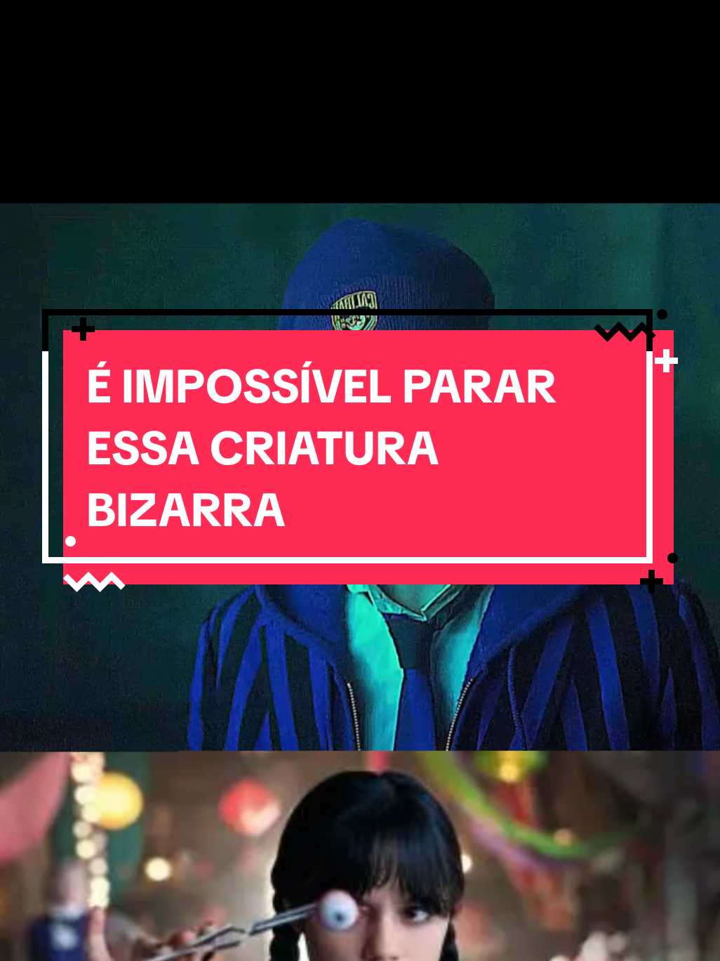 É IMPOSSÍVEL PARAR ESSA CRIATURA BIZARRA. || #wandinha #wednesday #wednesdayaddams #addams #jennaortega 