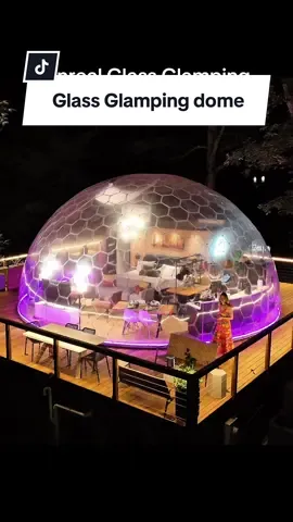 This is a brand new Airbnb in Asheville, North Carolina. That is a totally transparent clear glass dome @Glassy Stays #creatorsearchinsights #asheville #northcarolina #airbnbfinds #glamping 