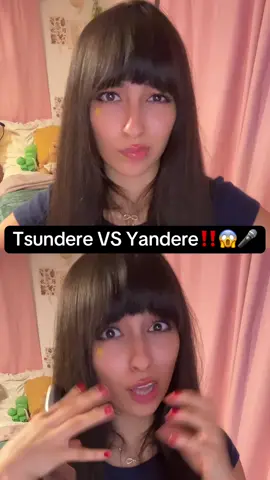 Tsundere Vs Yandere Rap battle #anime #kawaii #cringe #yandere #mha 