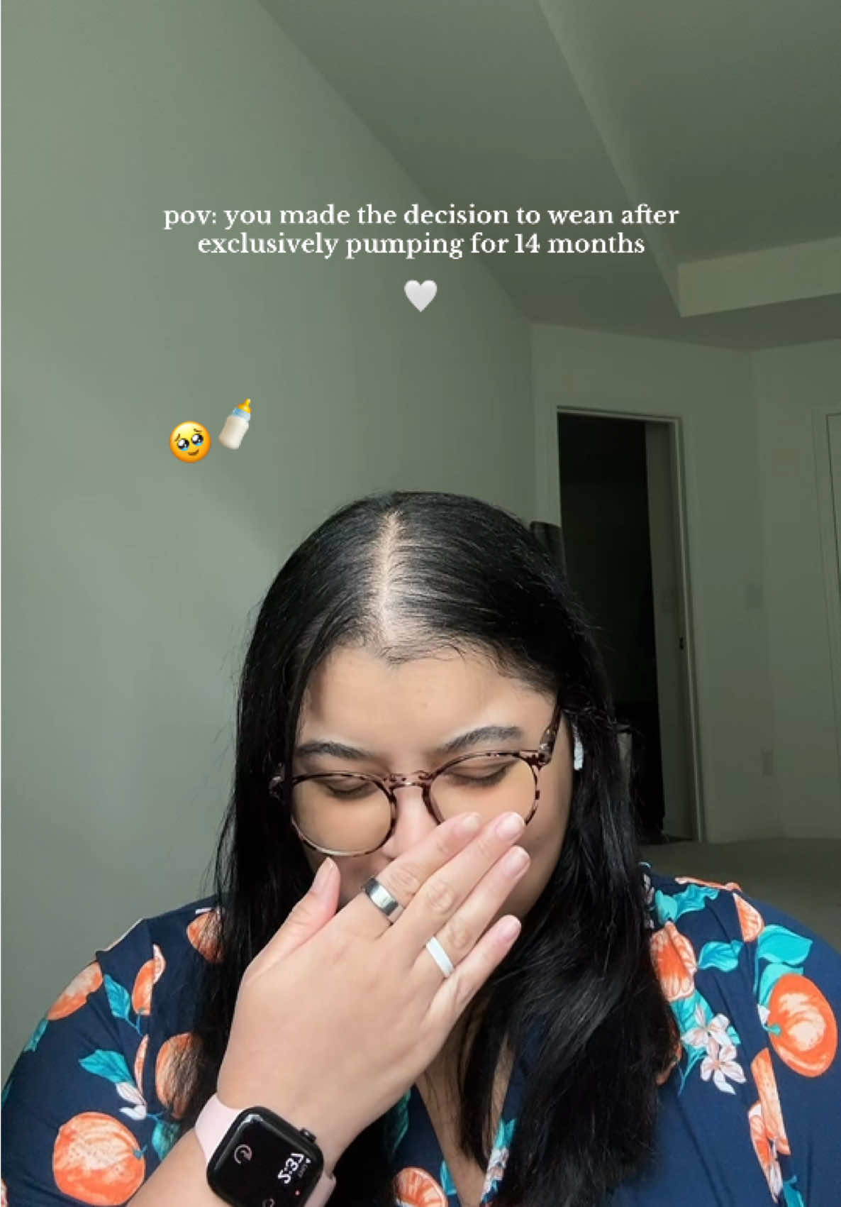 such a bittersweet feeling to even make this decision, but I’m excited for this new chapter of motherhood. 🙌🏽🤍✨ (I tried to find the clean version of this sound but couldn’t and I had to hop on this trend because this is exactly how the weaning journey goes! so ✌🏽) #firsttimemom #motherhoodjourney #weaning #exclusivelypumping #ugccontentcreator 