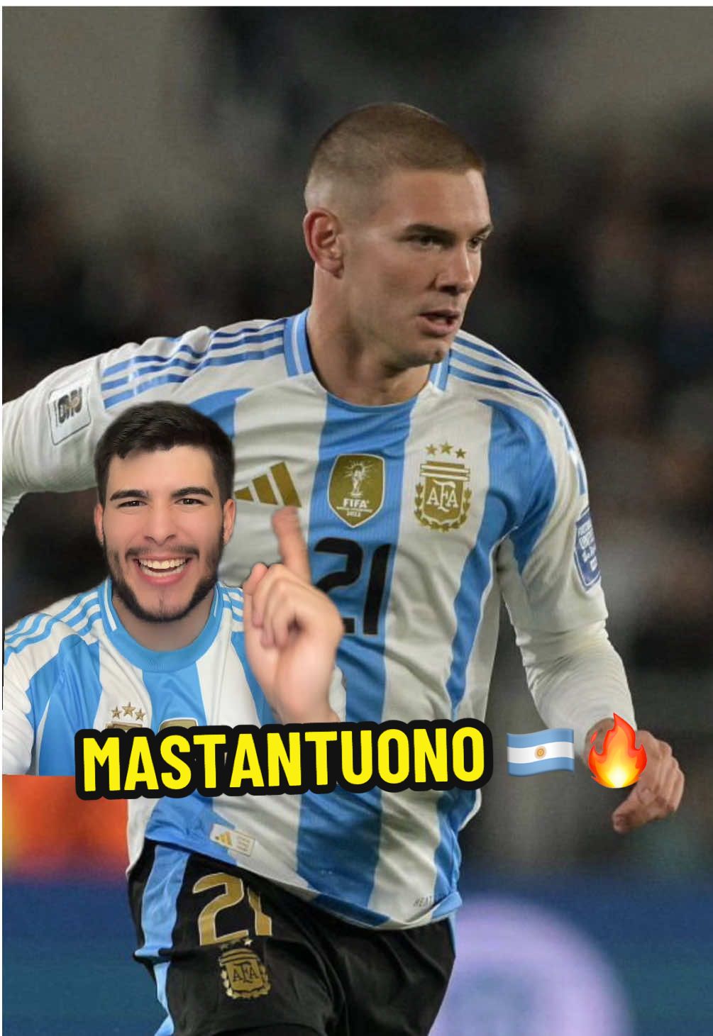 El Carácter de Franco Mastantuono 🇦🇷🔥 #Fresquet #Mastantuono #Argentina #Eliminatorias  
