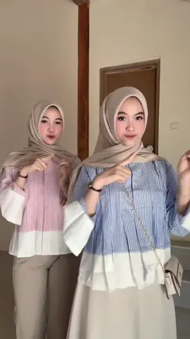 couple lagi sama kakaa#atasanwanita #tiktokshop #kemejastripe 