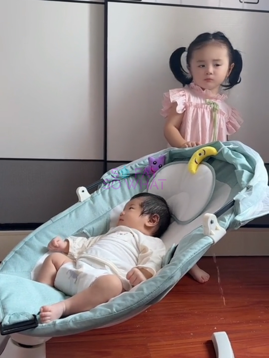 Sister also still a baby #sofatsowhat 