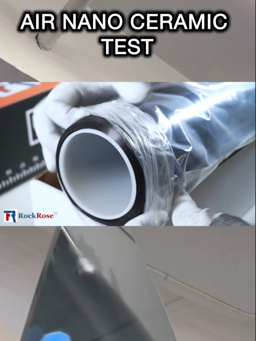 ☀️ Other tints just add shade. 🔥 Air Nano Ceramic crushes the heat proven with the red-light BTU test. Even at 35% VLT, the meter shows massive heat rejection your customers can see. More shades. More options. Same pro results. The upgrade drivers feel every day across the US & LatAm. 👉 Shop Air Nano Ceramic: https://www.rockrosefilm.com 🛒 Amazon: https://amzn.to/4lGzEji #tintedwindows #heatprotection #houstontint #ceramictint #professionaltinting#tintlife air nano ceramic tint professional installers tint pros tint installers