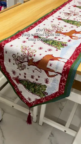 christmas table runner🎄🎄 #tablerunner#christmastablerunner#christmastabledecor#christmas