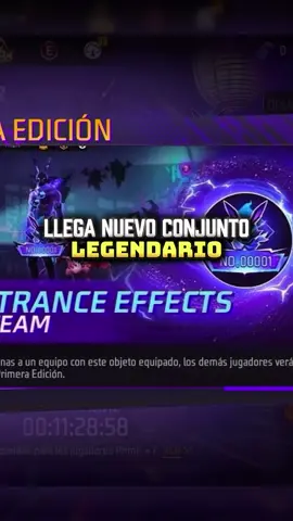 Llega un Nuevo Conjunto Legendario a FreeFire!!!😱🔥🔥#fypシ #freefire_lover #freefire #creadoresdecontenido 