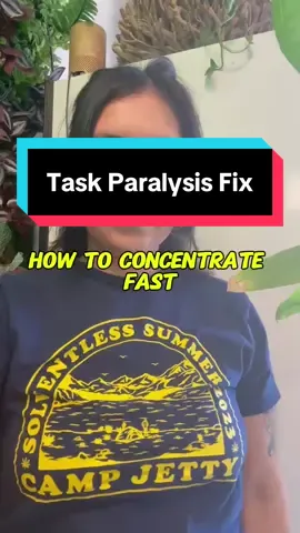 Task Paralysis fix #nootropics #naturaladhdtreatment #focushacks #productivityhack #gobiotix 