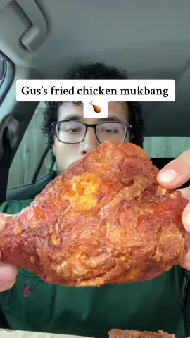 Gus’s fried chicken no talking mukbang! 🍗 #fyp #Foodie #mukbang #friedchicken #asmr 