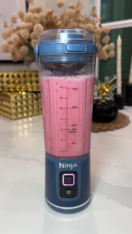This makes it so easy to make a smoothie on the go! #ninjablast #ninjablender #amazonfaves #kortneyandkarlee 