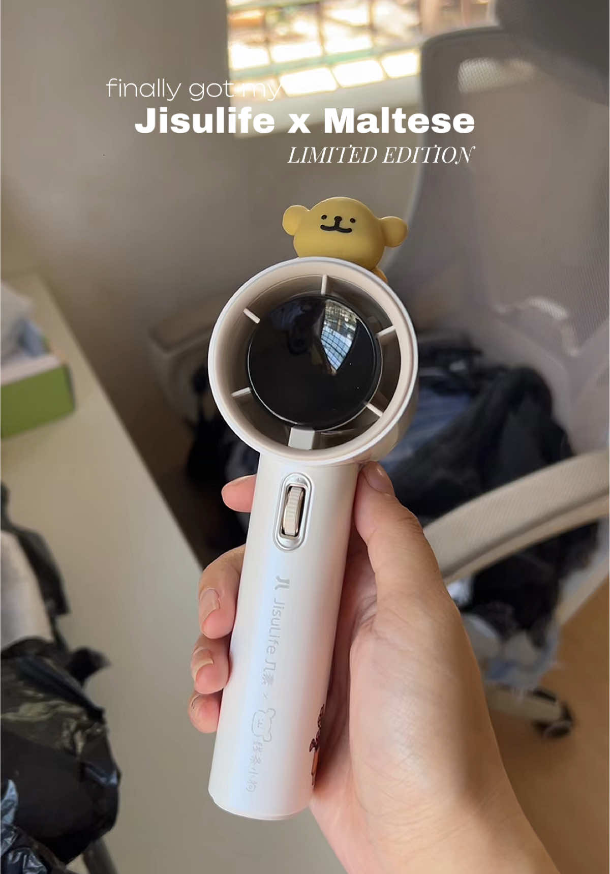 so inlove with my jisulife x maltese turbo fan🥹😩 #jisulife #jisulifemaltese #jisulifeturbofan #fyp #viral 