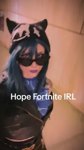 Hope from Fortnite except she’s actually real 💙☺️ #fortnitecosplay #hopefortnite #dragoncon 
