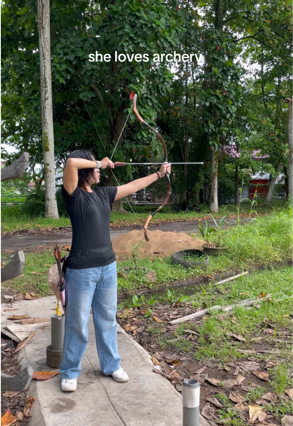 semoga bisa ikut lomba (nanti) 🥹 #tiktoksports #archery #horsebow #panahan #archerygirl 