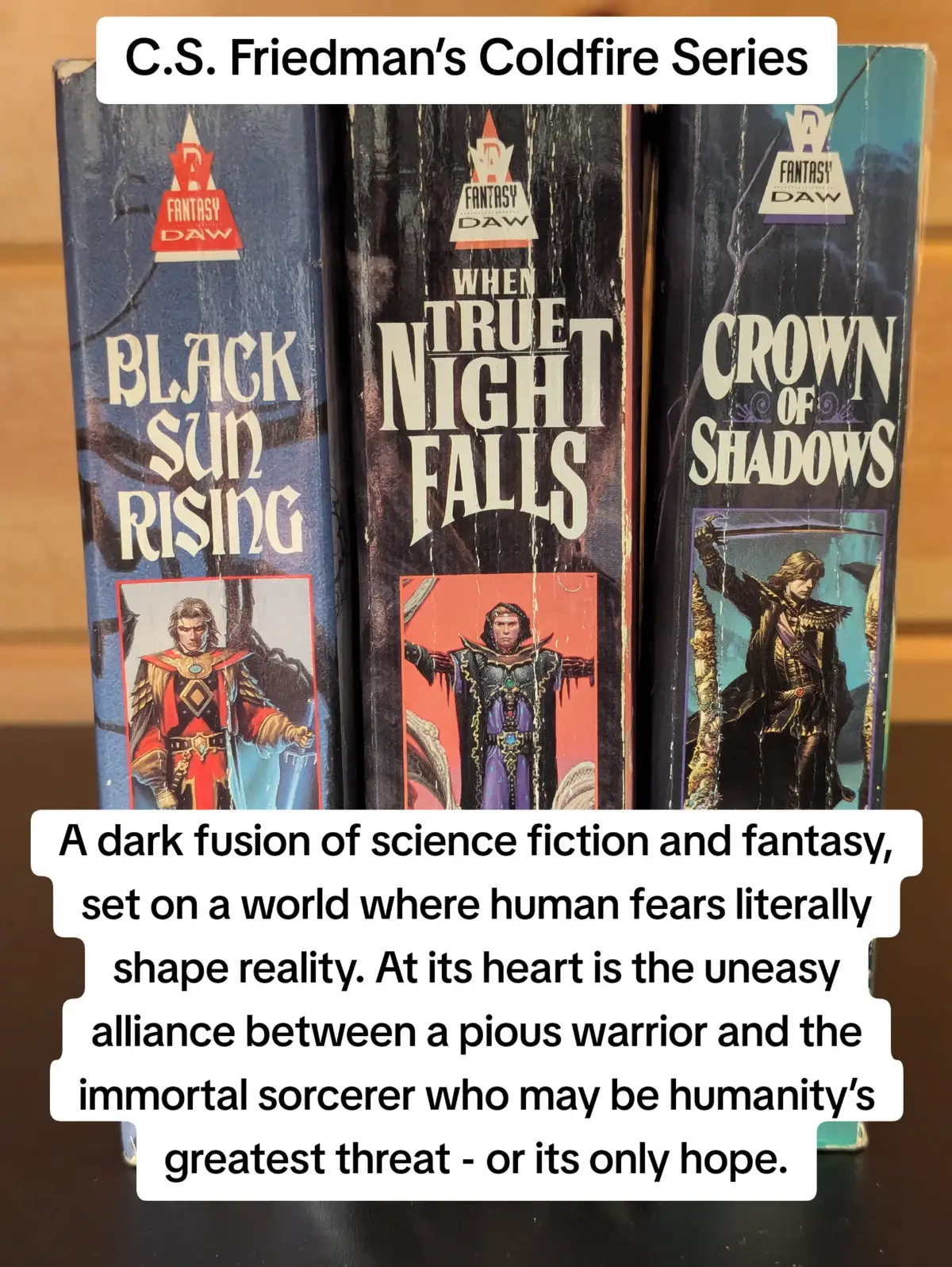 Have you read C.S. Friedman's Coldfire Series? #scifibooks #fantasybooks #BookRecommendations #paperbackbooks #csfriedman 