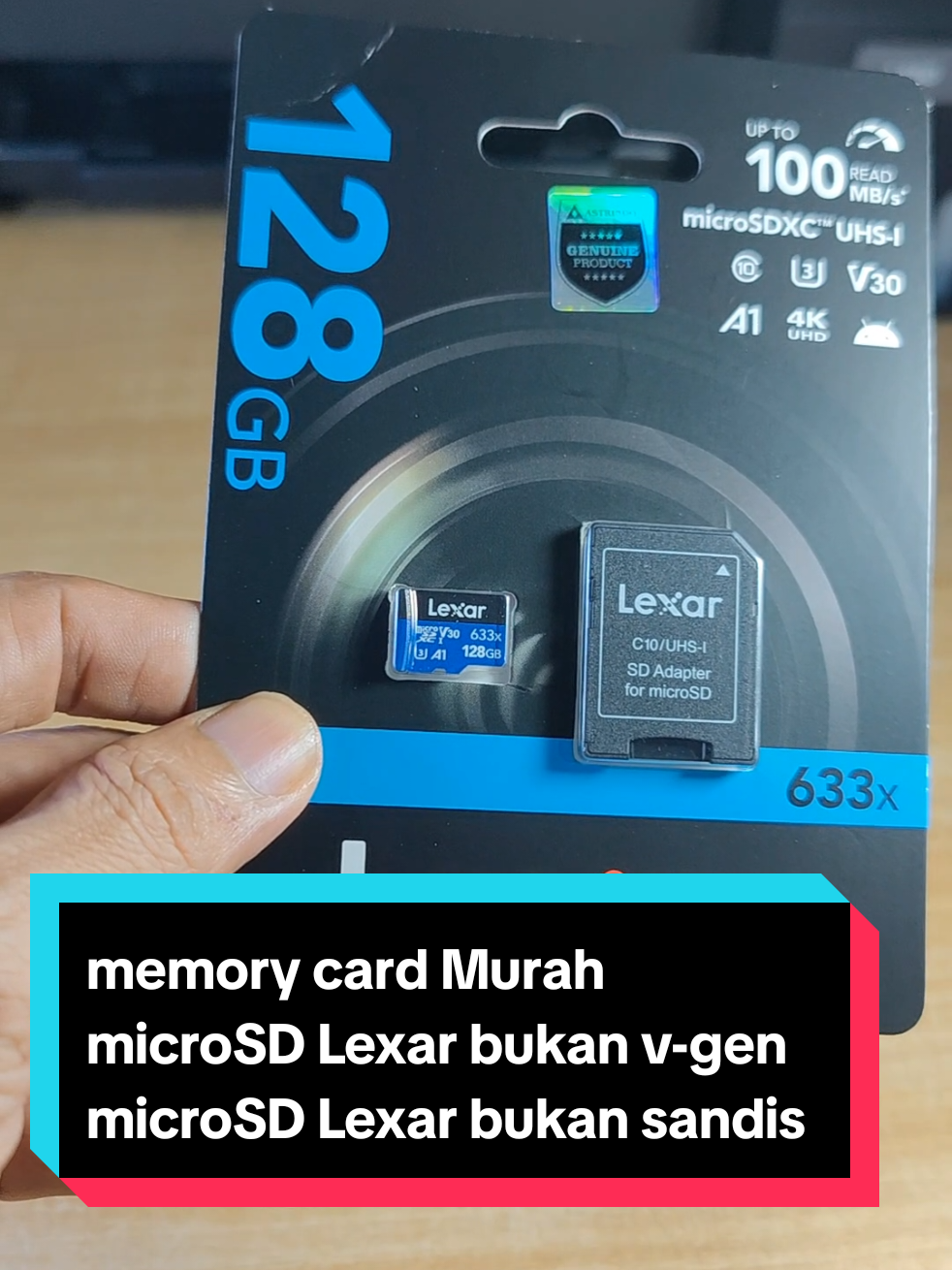 Membalas @ayangyaemikov2  memory card microSD murah Lexar bukan v-gen SanDisk untuk Drone, camera, game console, CCTV, smartphone DLL #microsd #lexar #sandisk #vgen #memorycard 
