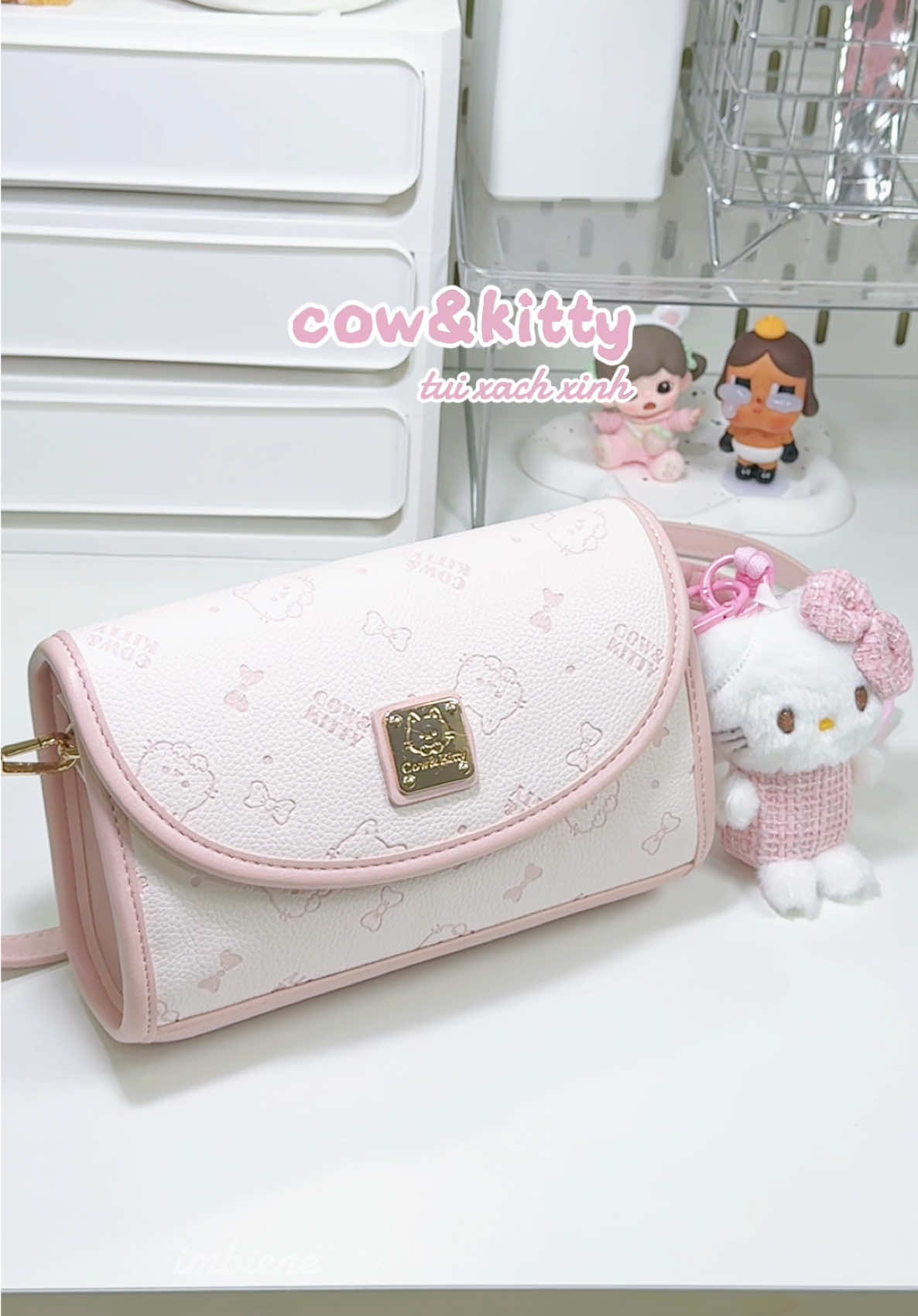 chiếc túi xinh iu nhất định nên có nha 🍒 #tuixach #tuixachnu #tuixinh #cowkitty #imbiene 