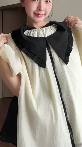 Áo Nữ Kiểu Babydoll Xoè Tay #aokieunu #aobabydoll #xuhuong 