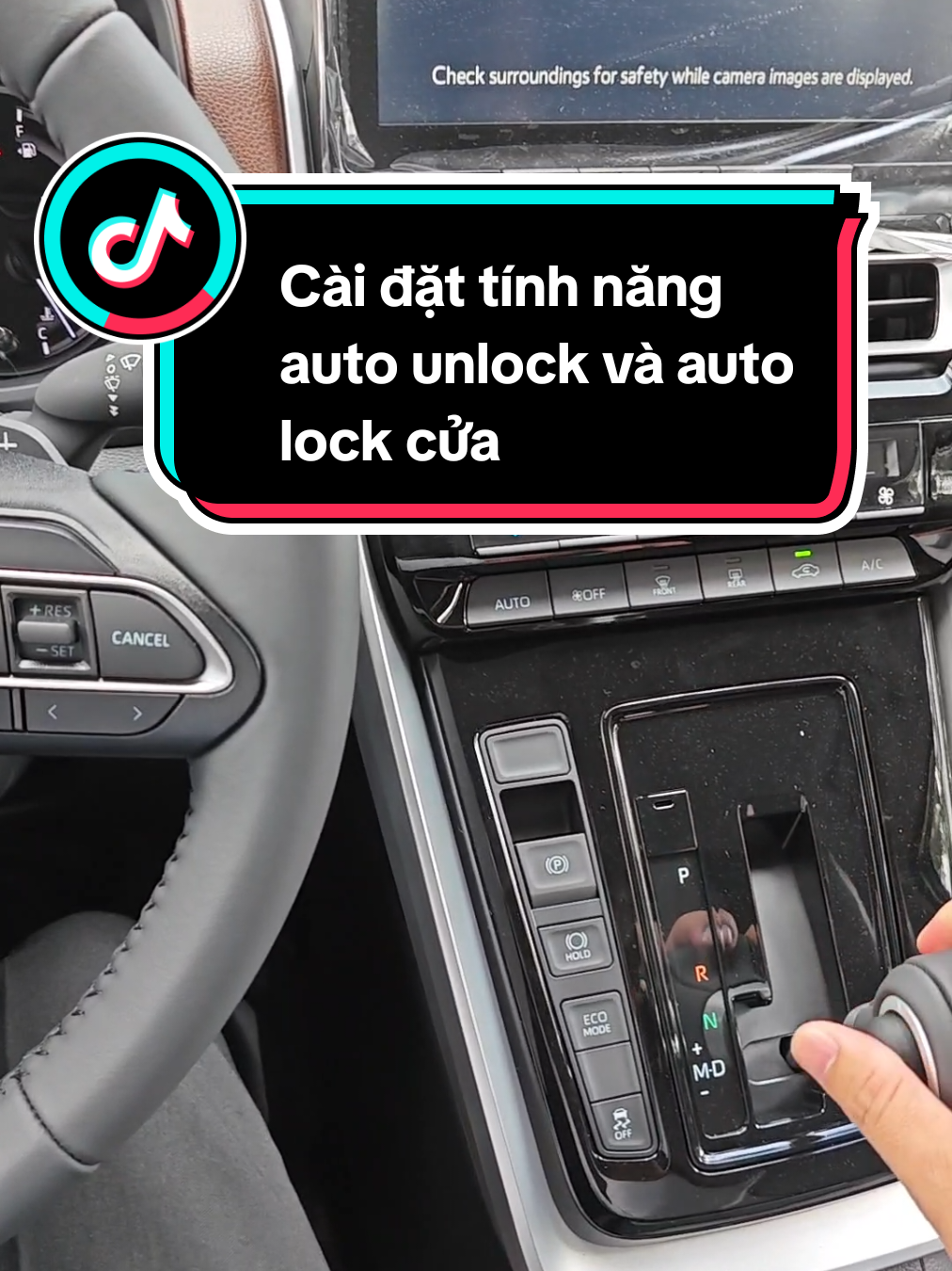 Trả lời @345678910jqka8 Hướng dẫn kích hoạt tính năng về P tự động mở lock cửa #letoyota #innova2025 #toyotalongan 