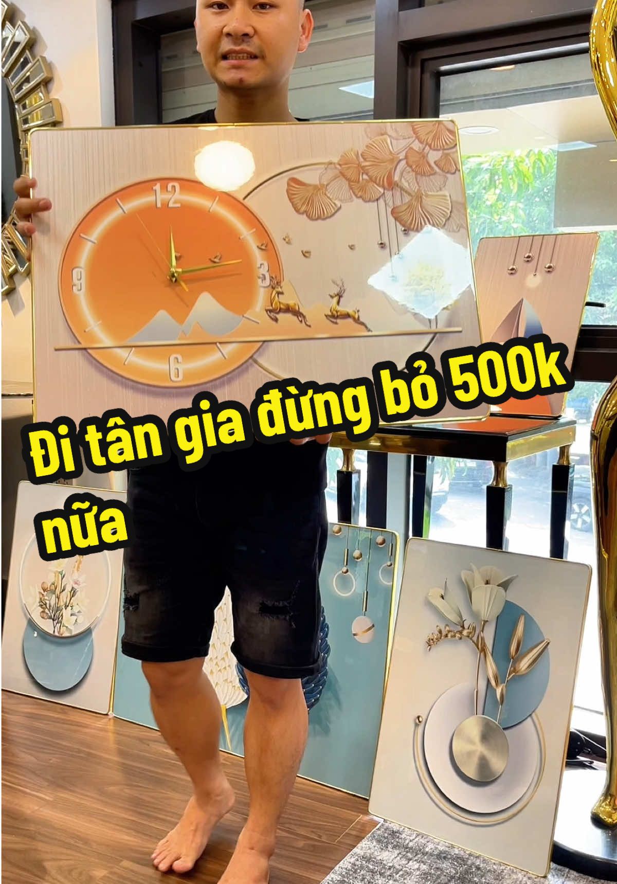 Bộ 3 tranh tráng gương sang đẹp decor nổi bật mọi không gian  #decor #noithat #bo3tranh #tranhtrangguong 