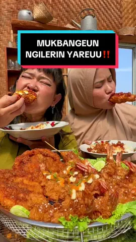 Replying to @EGOIST Yeorobunn, jangan mao kalah sama mereka berduaa yee, checkout imnidaa 🫵🏼😫 #promoseruweekend #eatsambel #masyangun #mukbang #yareu #katsu #topokki #udangtempura #eatsambelcumiciamik #yorobun #tika #hindun #pedas #enak #sambel #fakescene⚠️ #fakesituation⚠️ 