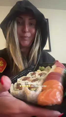 san francisco doordash order 📍basa seafood express #doordash #sushi #sffoodie #sanfrancisco #delivery 