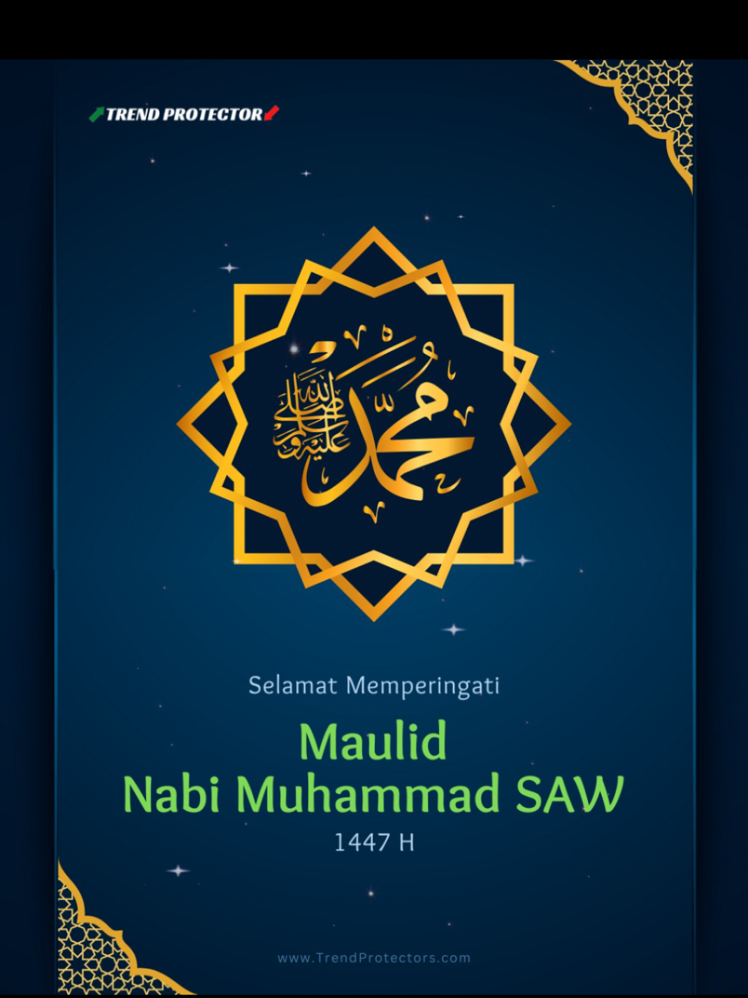 ✨ Selamat Memperingati Maulid Nabi Muhammad SAW 1447 H  Semoga momen mulia ini menguatkan tekad kita untuk meneladani akhlak Beliau serta menebarkan rahmat, kedamaian, dan kebaikan bagi sesama. 🙏🏼 . . #Maulid #maulidnabimuhammadsaw #trendprotectors #trading  #xauusd 