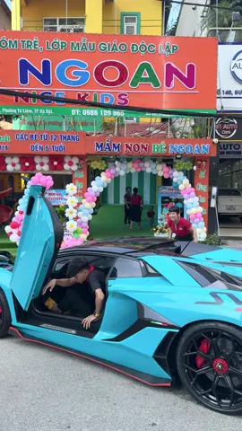Ngày đầu tiên đi học của bé #duocauto99 #phongbattrongoi #lamborghini 