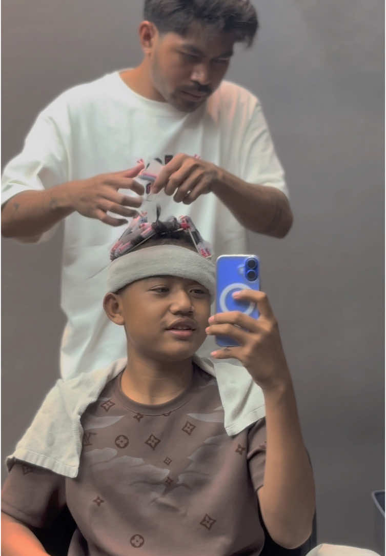 Curly Perm for @Auladi  #gefbarber #hairstyle #perm #CapCut  @Eight Barbershop 